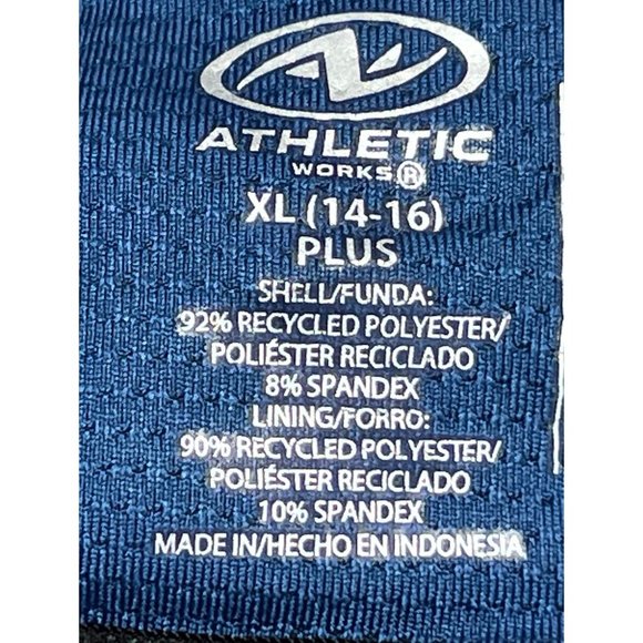 Athletic Works - Girls Short Sleeveless Tops - Blue - XL(14-16) Plus - Picture 7 of 12